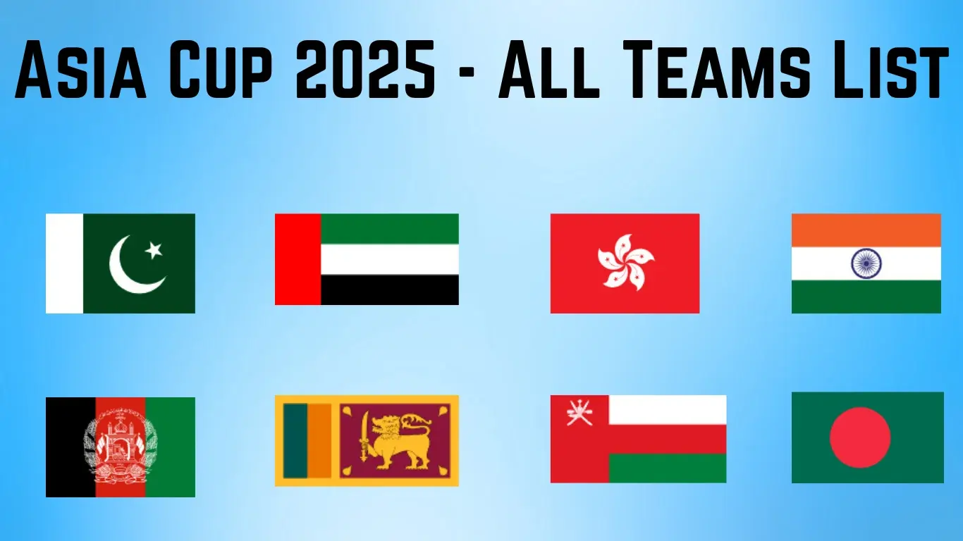 Asia Cup 2025 Teams – Participating Nations & Qualification 1 Asia Cup 2025 Teams- Complete list