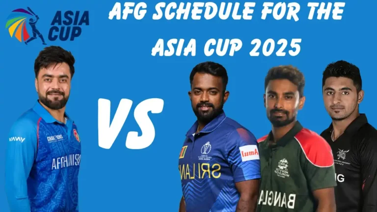 Afghanistan schedule for the Asia Cup 2025: All fixtures and venues 7 Afghanistan Schedule for the Asia Cup 2025