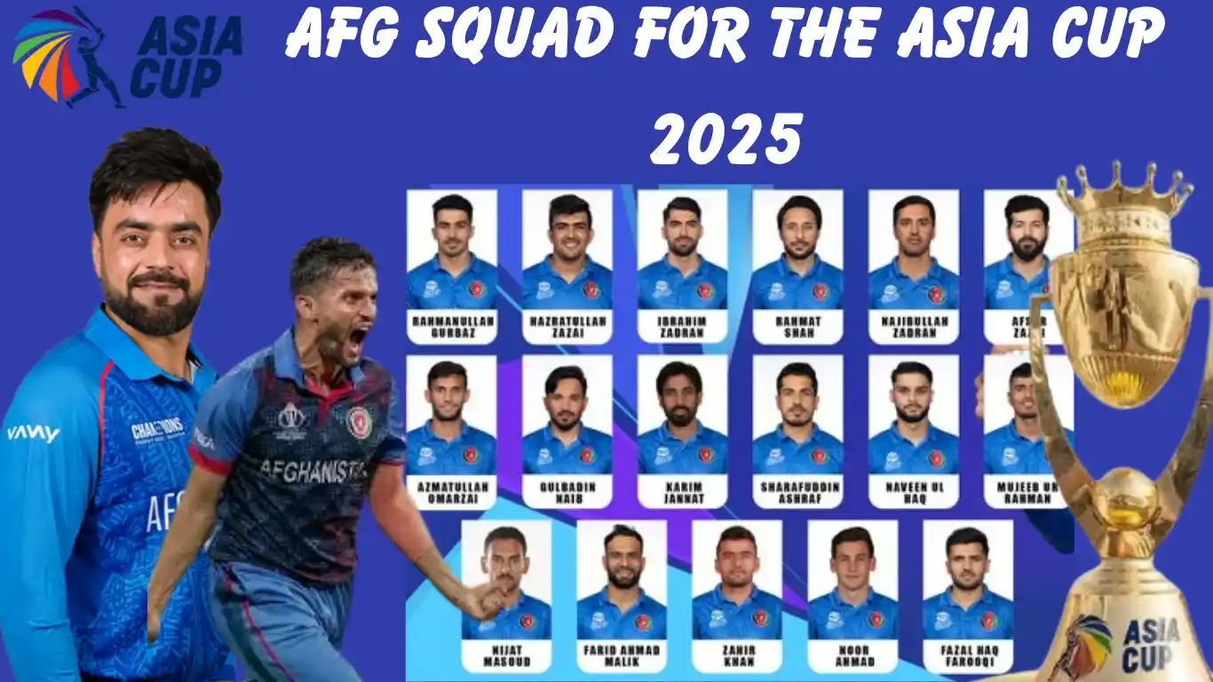 Afghanistan squad for the Asia Cup 2025: Captain and Full team list 1 Afghanistan Squad for the Asia Cup 2025