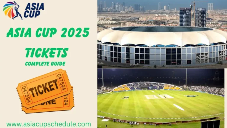 Where to Buy Asia Cup 2025 Final Tickets: Prices, Booking, and Official Guide for Fans 8 How to buy Asia Cup 2025 tickets online - official Guide