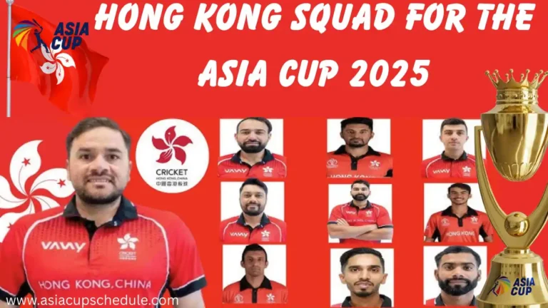 Hong Kong squad for the Asia Cup 2025—Captain and Full team list 5 Hong Kong Squad for the Asia Cup 2025 Featured Image