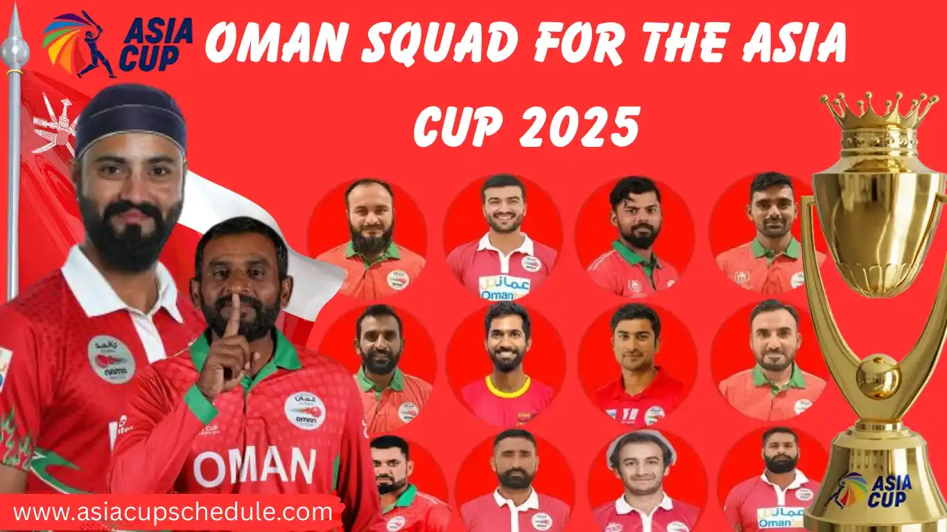 Oman squad for the Asia Cup 2025: Check captain & players list 1 Oman Squad for the Asia Cup 2025