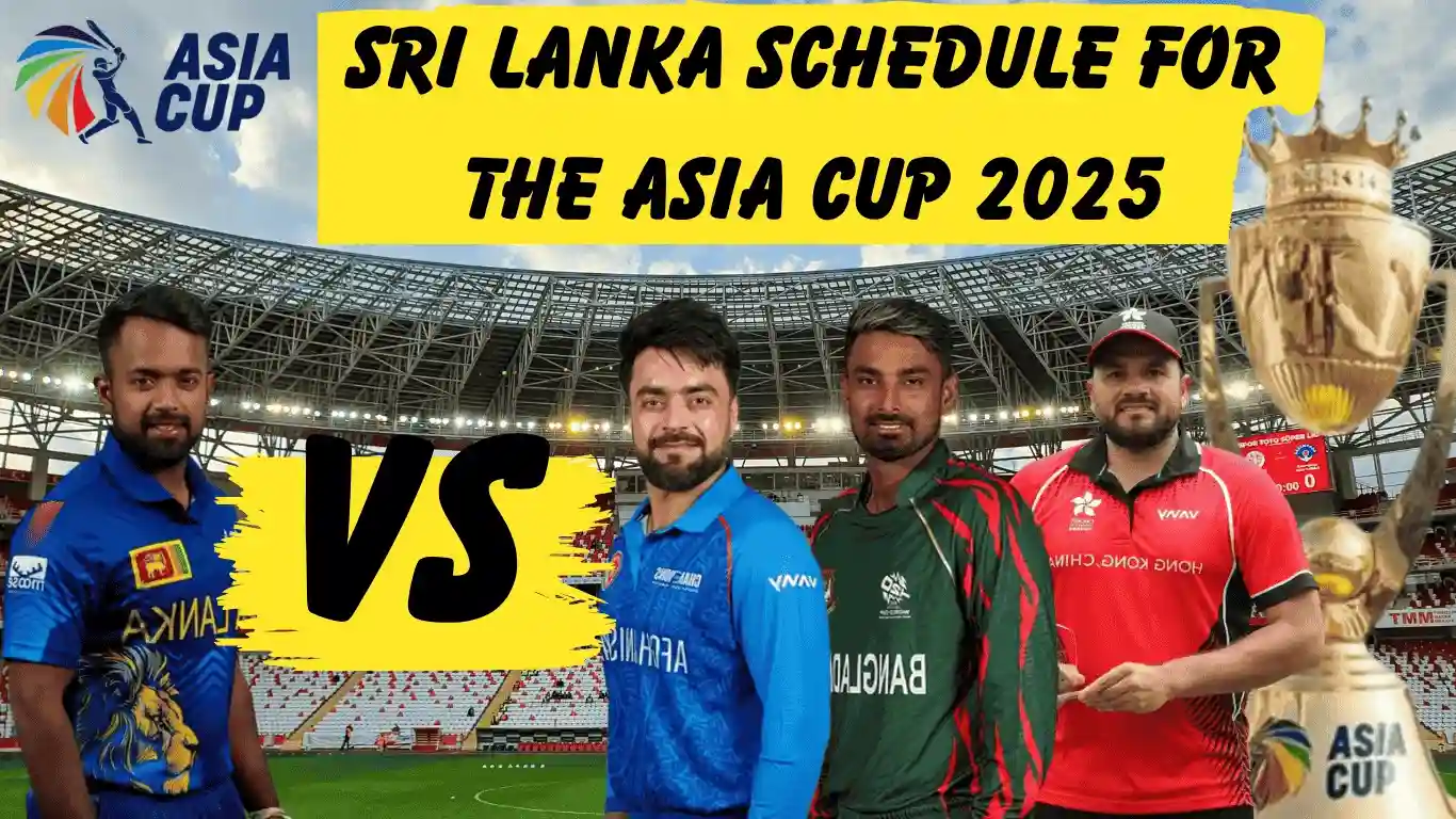 Sri Lanka Schedule for the Asia Cup 2025 featured