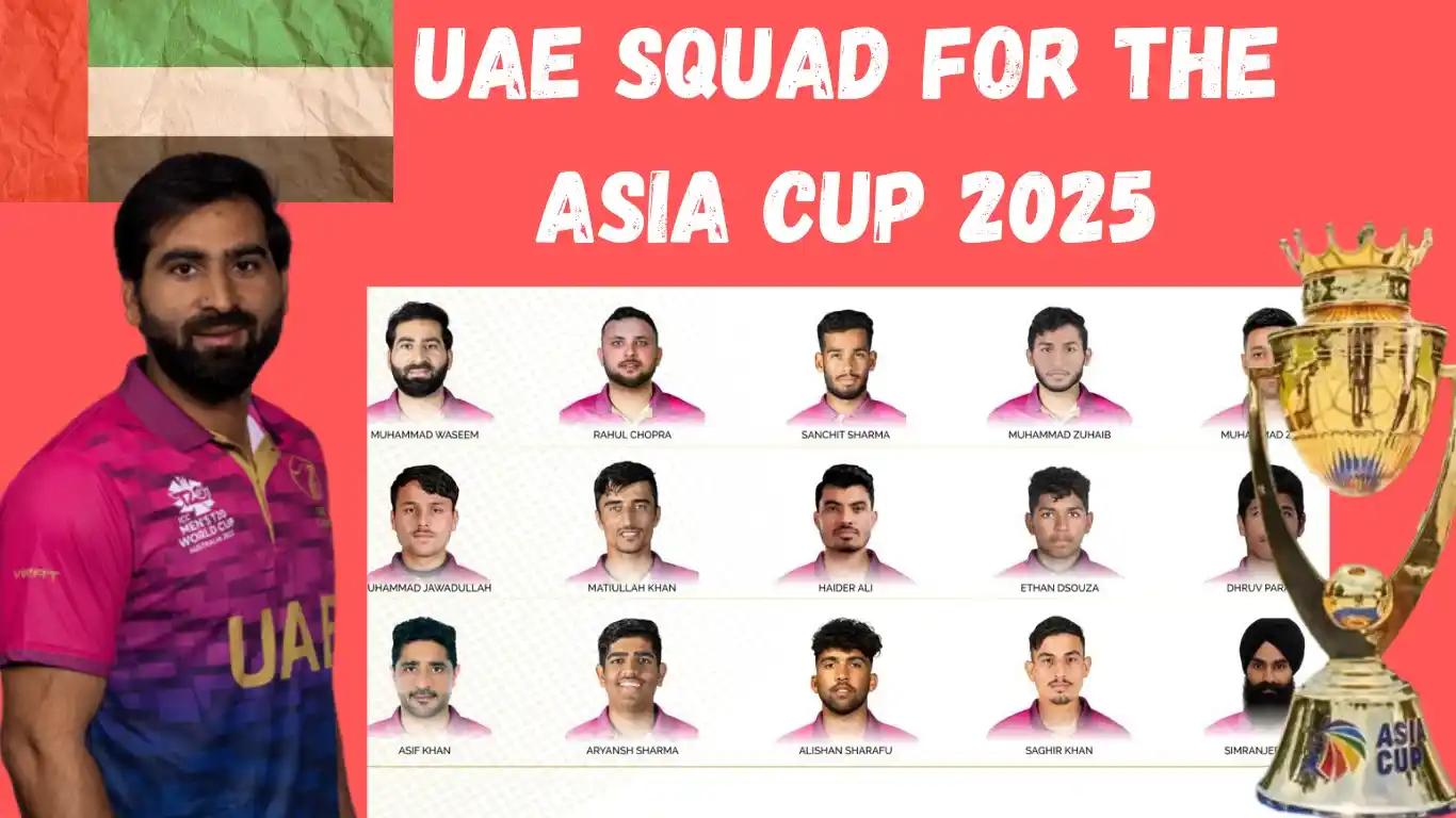 UAE Squad for the Asia Cup 2025