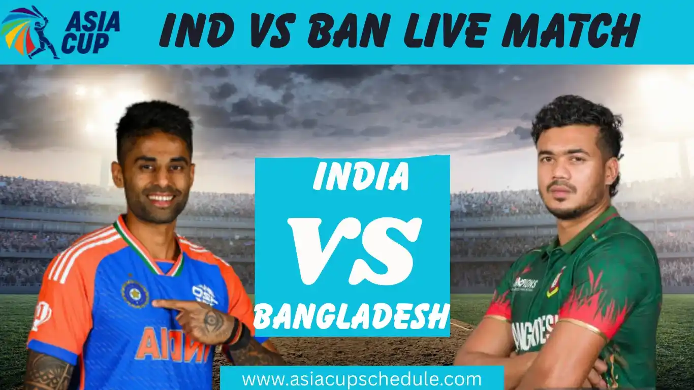 India vs Bangladesh live match today
