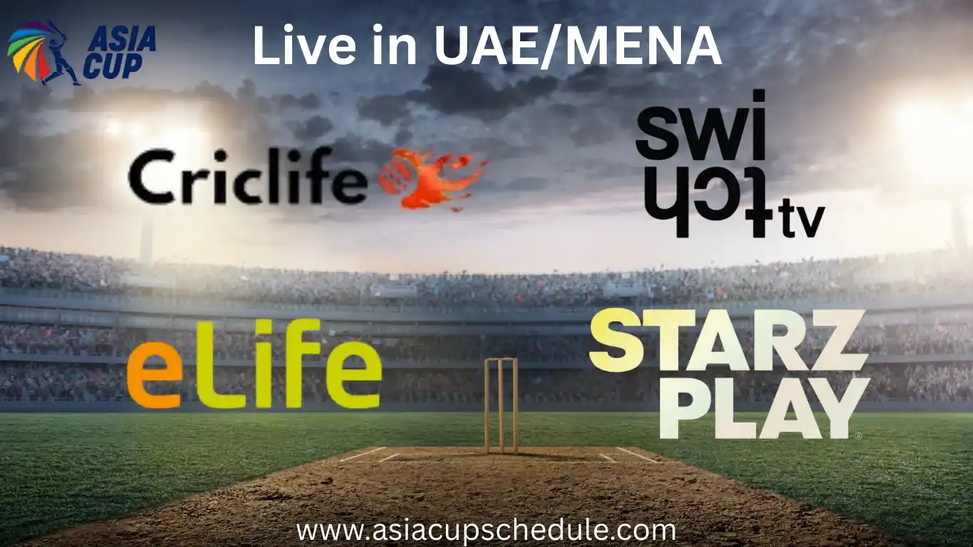 Watch the Asia Cup 2025 live in the UAE & MENA