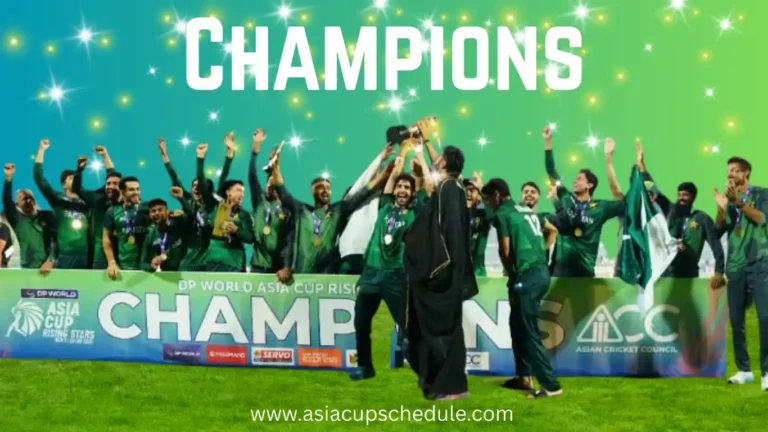 ACC Rising Stars Champions 2025